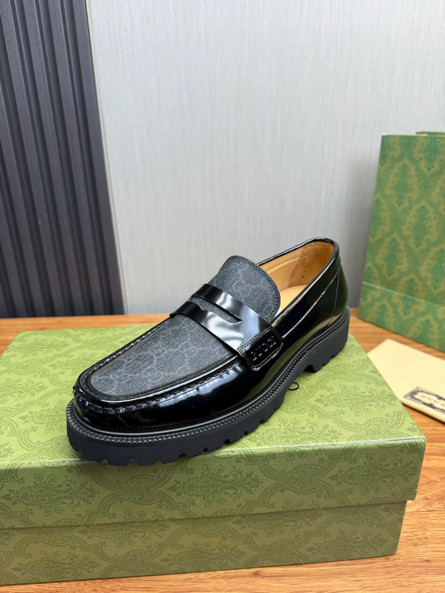 Factory price 580💰 GUCCI. Gucci men's business casual leather shoes, luxurious and noble👞All imported original brand leather materials, just to create a more comfortable wearing experience, upper: original cowhide. Frosted cowhide➕Imported full cowhide, original outsole✔️16-45 (45 non-refundable)